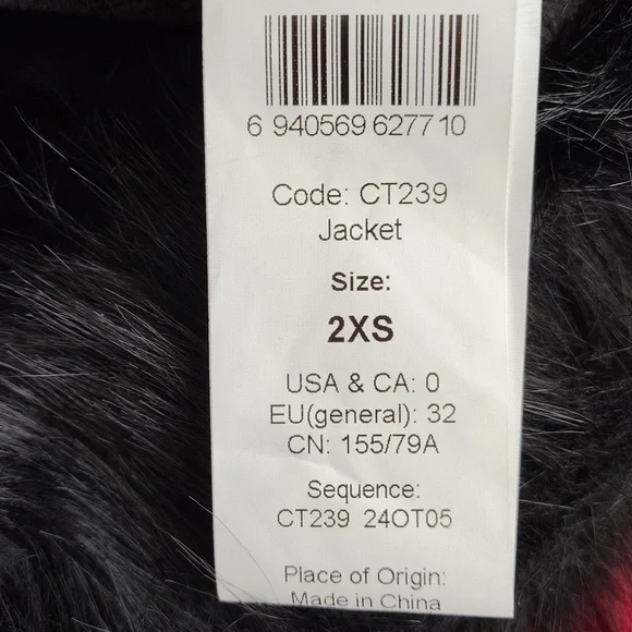 Devil Fashion Gothic Faux Leather Jacket With Faux Fur Trim - Picture 8 of 8